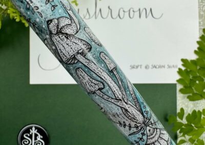 Mushroom Folk painted fountain pen