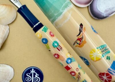 Hello Summer! hand-painted fountain pen