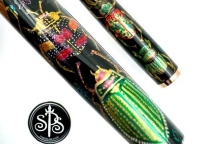 Beetlemania hand-painted fountain pen