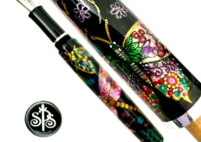 Jewel Bugs hand-painted fountain pen