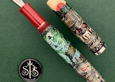 The Trojan Horse hand-painted fountain pen