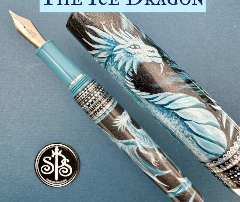 The Ice Dragon fountain pen